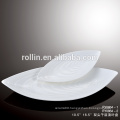 CHAOZHOU Hotel&Restaurant white porcelain plates, porcelain dinnerware, Microwave safe plate